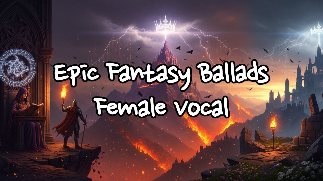 🎶 Epic Fantasy Ballads | Female Vocal Medieval Story Songs (1 Hour) ⚔️ Fantasy Music