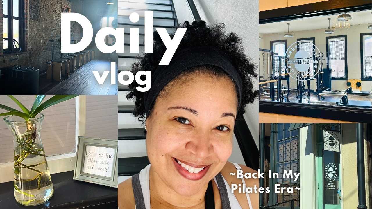 daily mini vlog  |  back in my pilates era