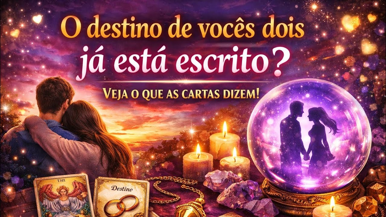 O destino de vocês dois já está escrito? 🔮 Veja o que as cartas dizem!