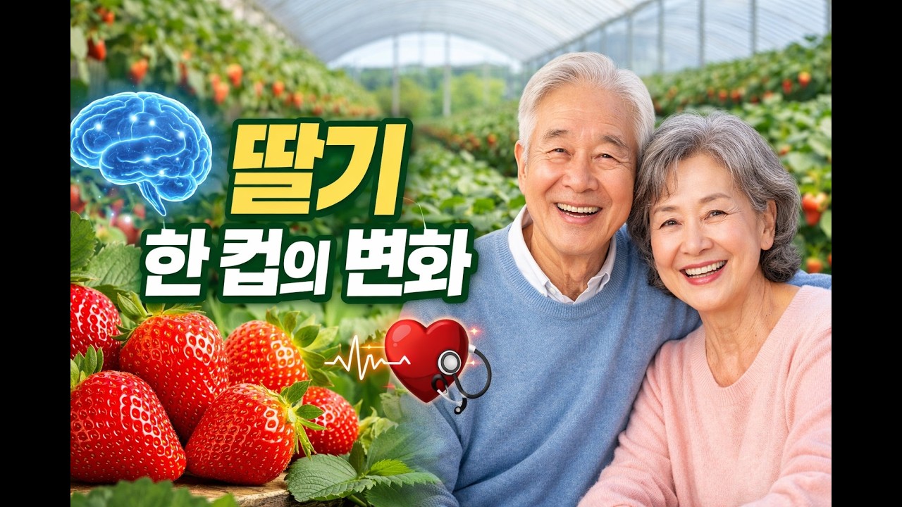 딸기 섭취 8주, 혈압과 뇌 기능에 나타난 결과
