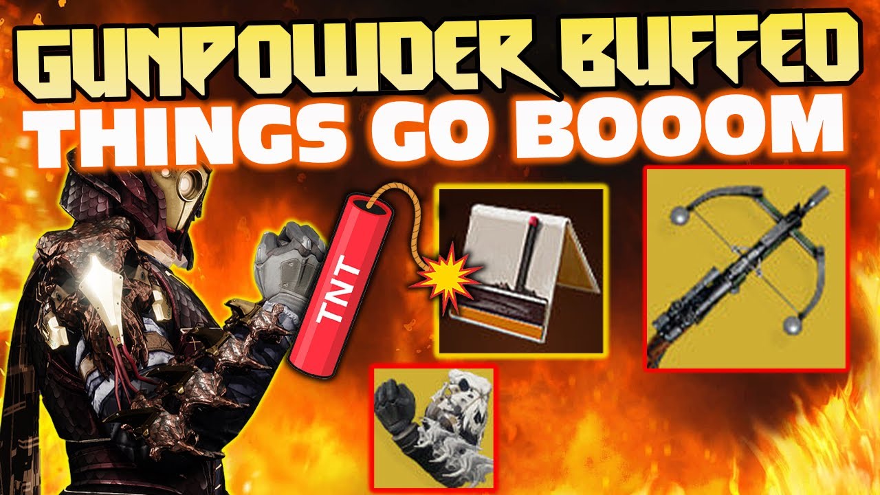 EXPLOSIVE! Chained Ignitions GUNPOWDER Gamble Tripmines And Heirloom - Destiny 2 Renegades