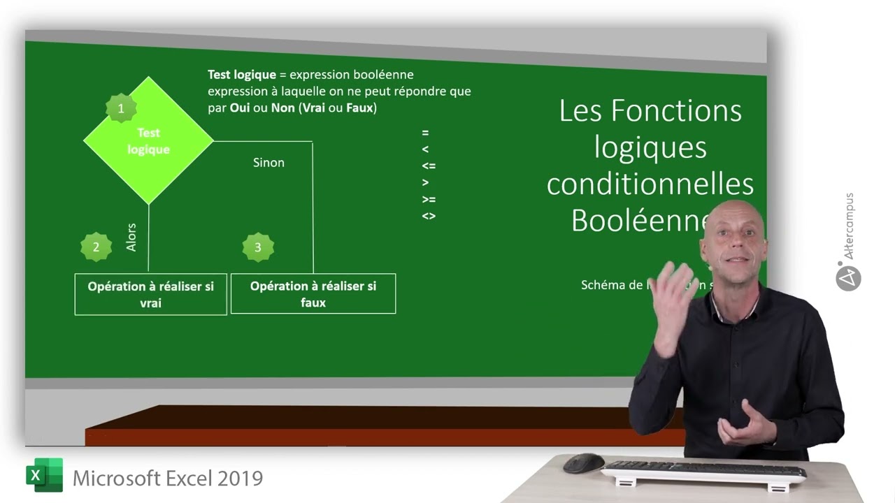 Excel - 13. Les fonctions logiques conditionnelles.