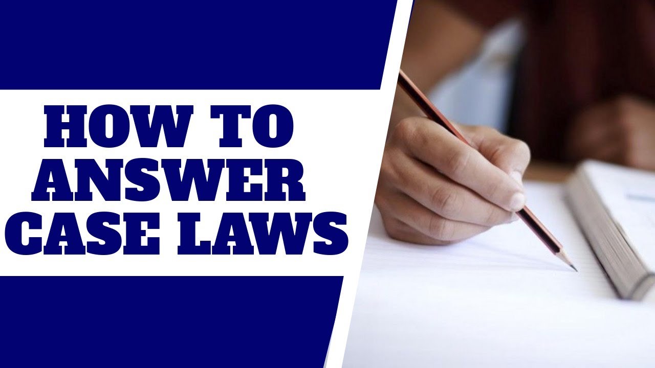 How to answer Case Laws in CS exams | Answer writing tips for CS students | by Rounak Agrawal