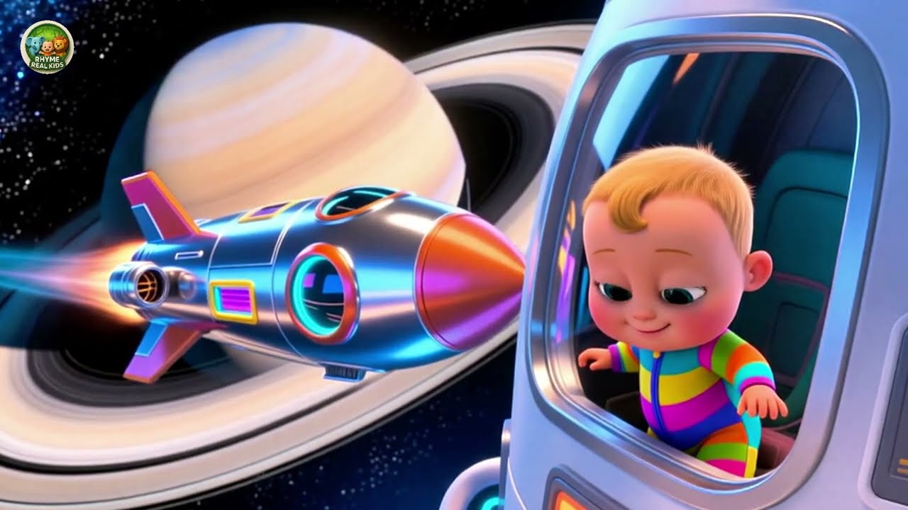 Baby Rocket 🚀✨ Fun Space Adventure Song for Kids | Viral Nursery Rhyme Adventure