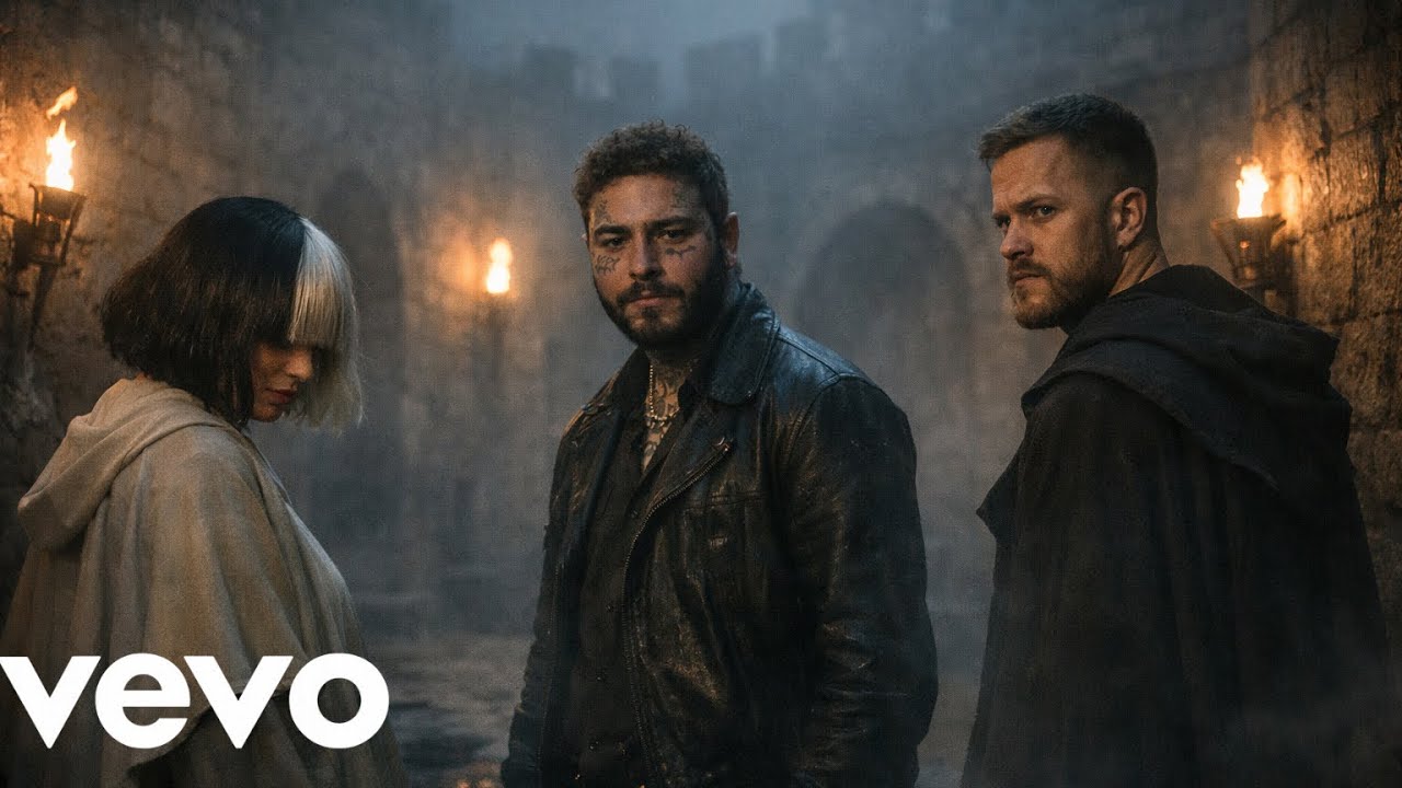 Imagine Dragons x Sia & Post Malone – The Door Was Open (Powerful Faith-Inspired Pop | Lyric Video)