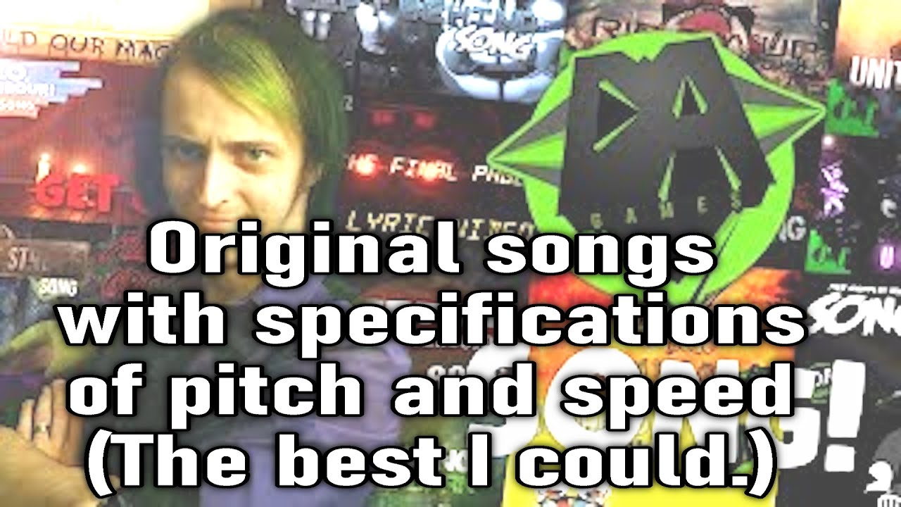 DAGames Medley / Founders Pack #1 with Original Songs + Pitch and Speed specifications