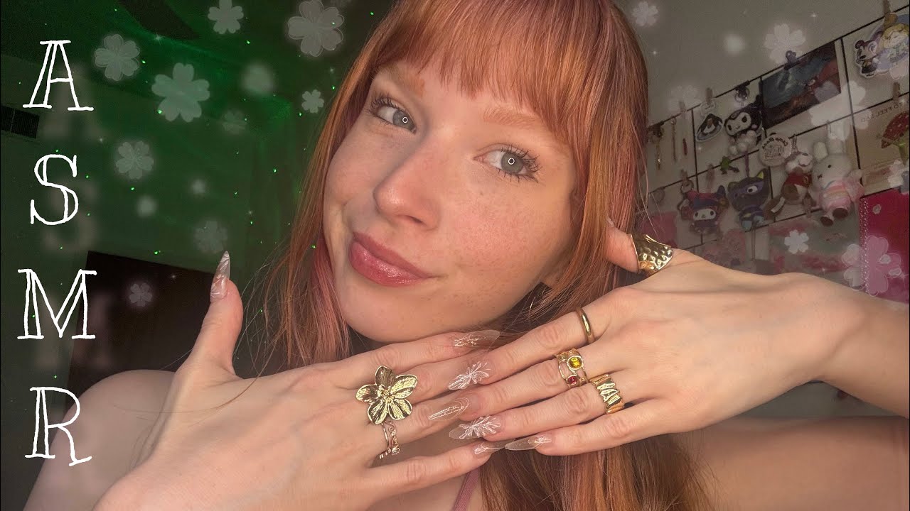 ASMR 🌸 Fast & Aggressive Super Clicky Ring & Jewelry Sounds, Nail Tapping, Mic Scratching +