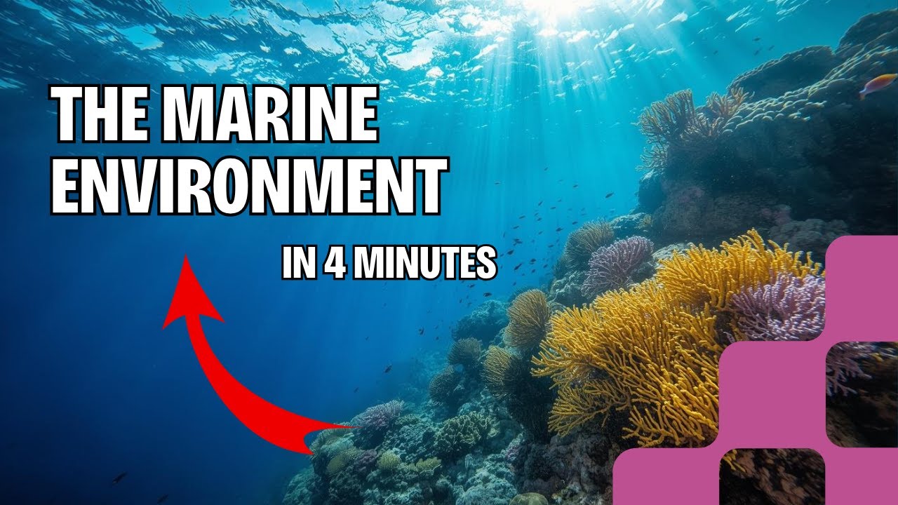 The Marine Environment Explained in 4 Minutes 🌊