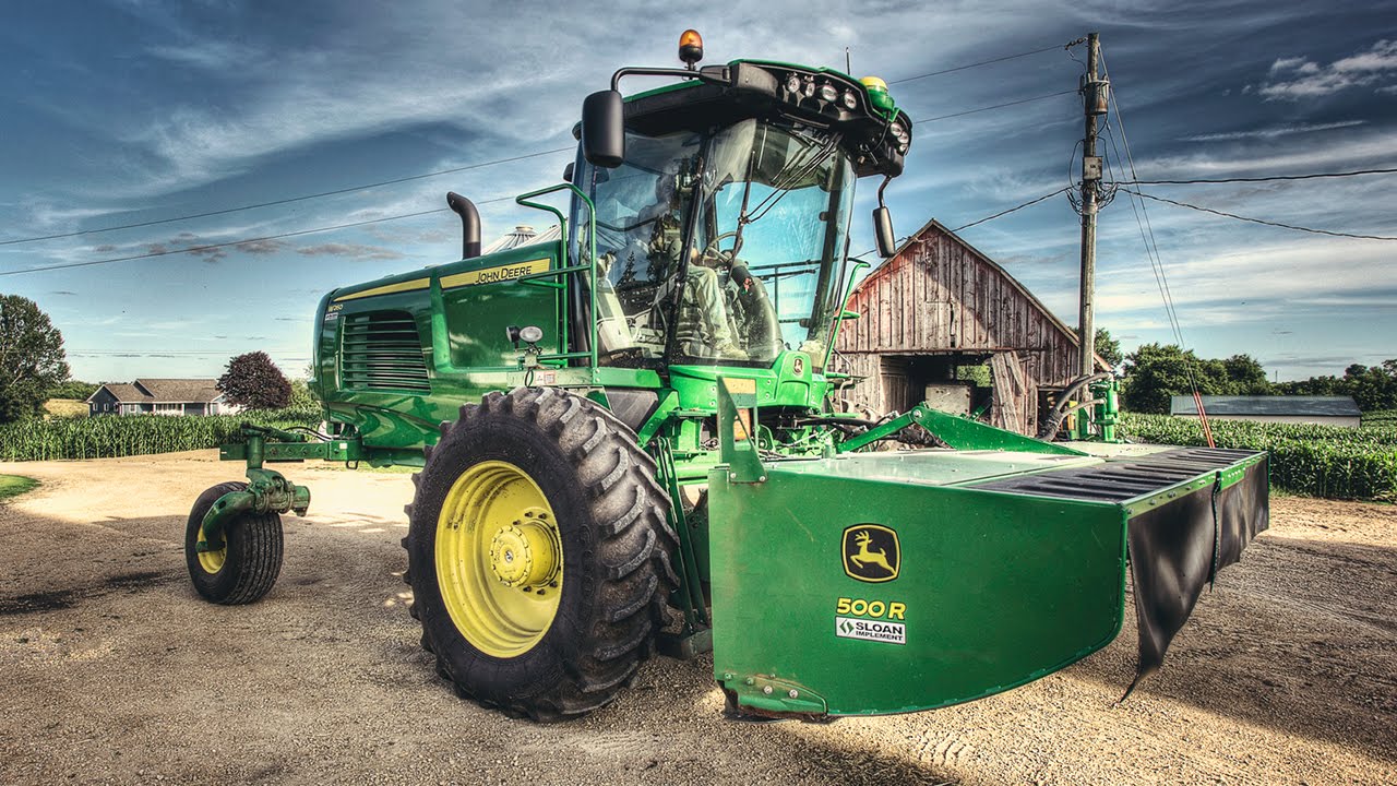 Демонстрационная версия косилки John Deere W260 уже здесь! — Sloan Implement
