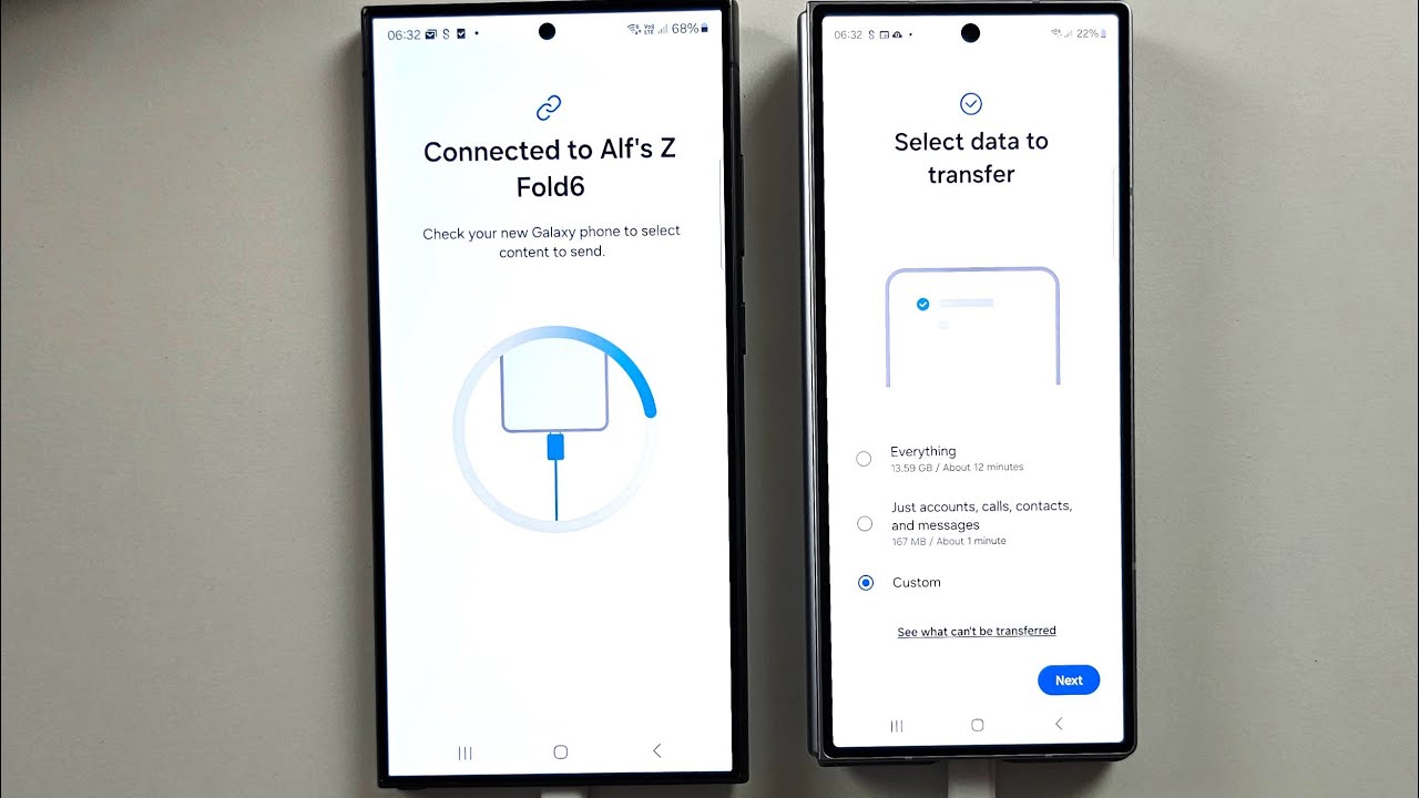How To Transfer Data from Samsung to Samsung Galaxy Z Fold 6