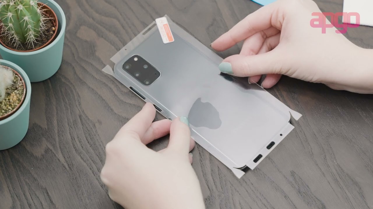 Montaż folii hydrożelowej na TYŁ+BOKI | How to mount apgo hydrogel film on the BACK + SIDES - apgo