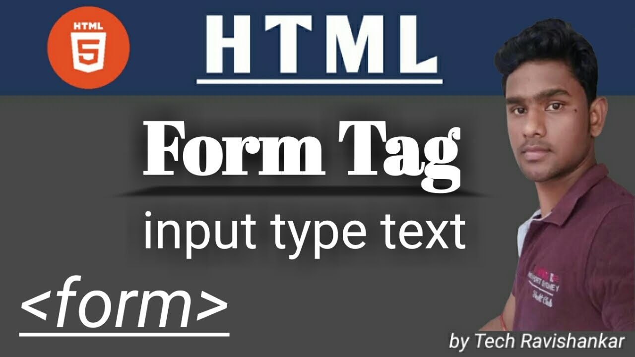 Input Type Text in Html Form Tag( Hindi)
