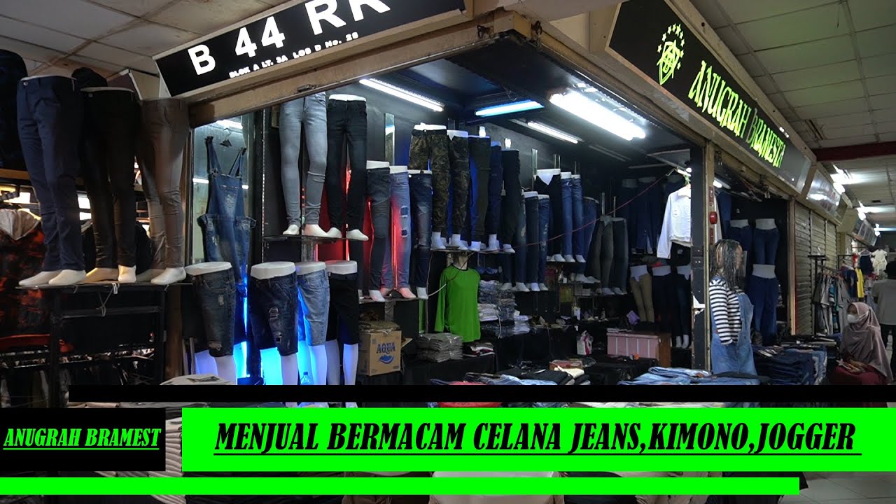 TANAH ABANG BLOK A : MENJUAL CELANA JEANS,JEANS PENDEK ,CINOS,JOGGER GROSIR DAN ECERAN