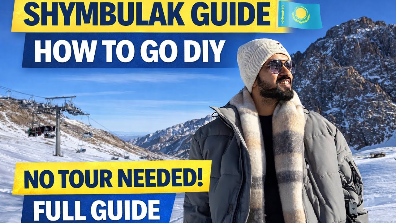 How to Visit Shymbulak from Almaty | Cable Car, Prices, Bus & Full Guide 🇰🇿