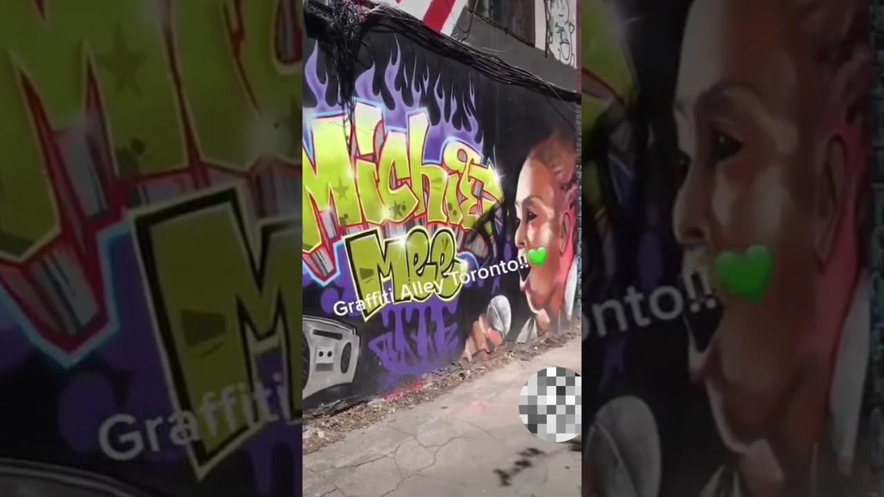 Graffiti Alley in Toronto!!🎨🇨🇦