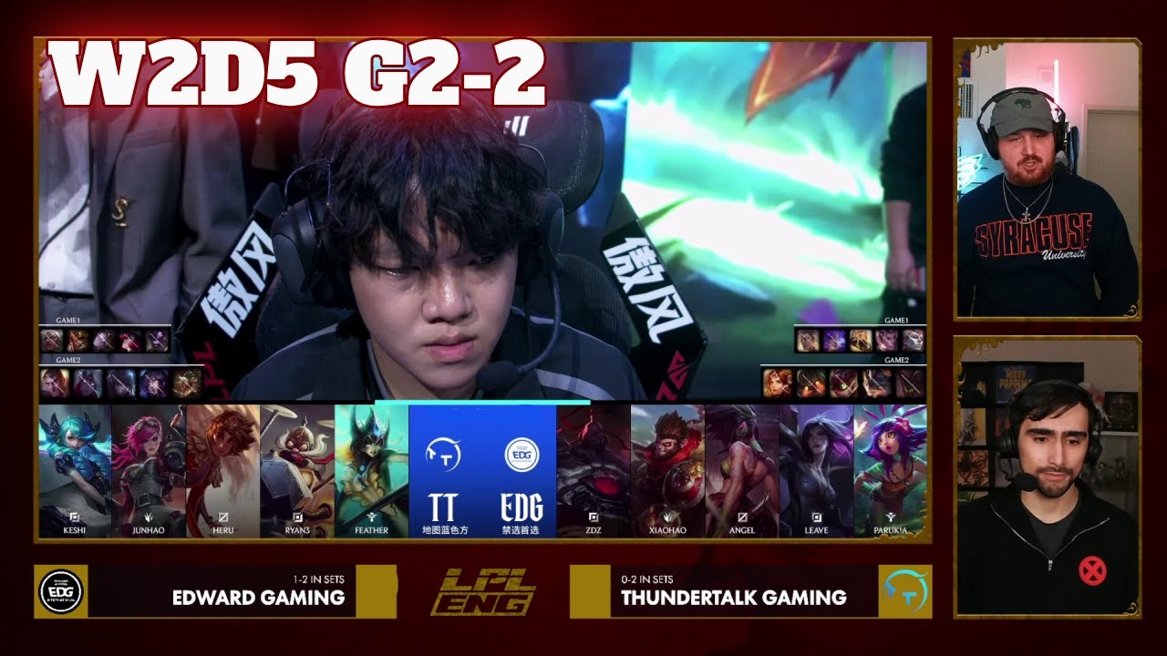 TT vs EDG - Game 2 | Week 2 Day 5 LPL Winter 2026 Split 1 | ThunderTalk Gaming vs Edward Gaming G2