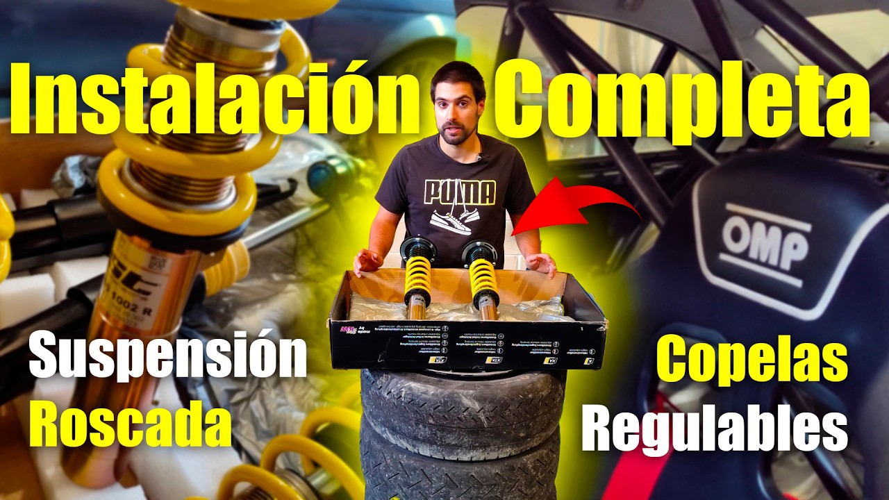 Instalación Completa de Suspensión ST XA en BMW E46 con Copelas Silver Project 3D 🚗