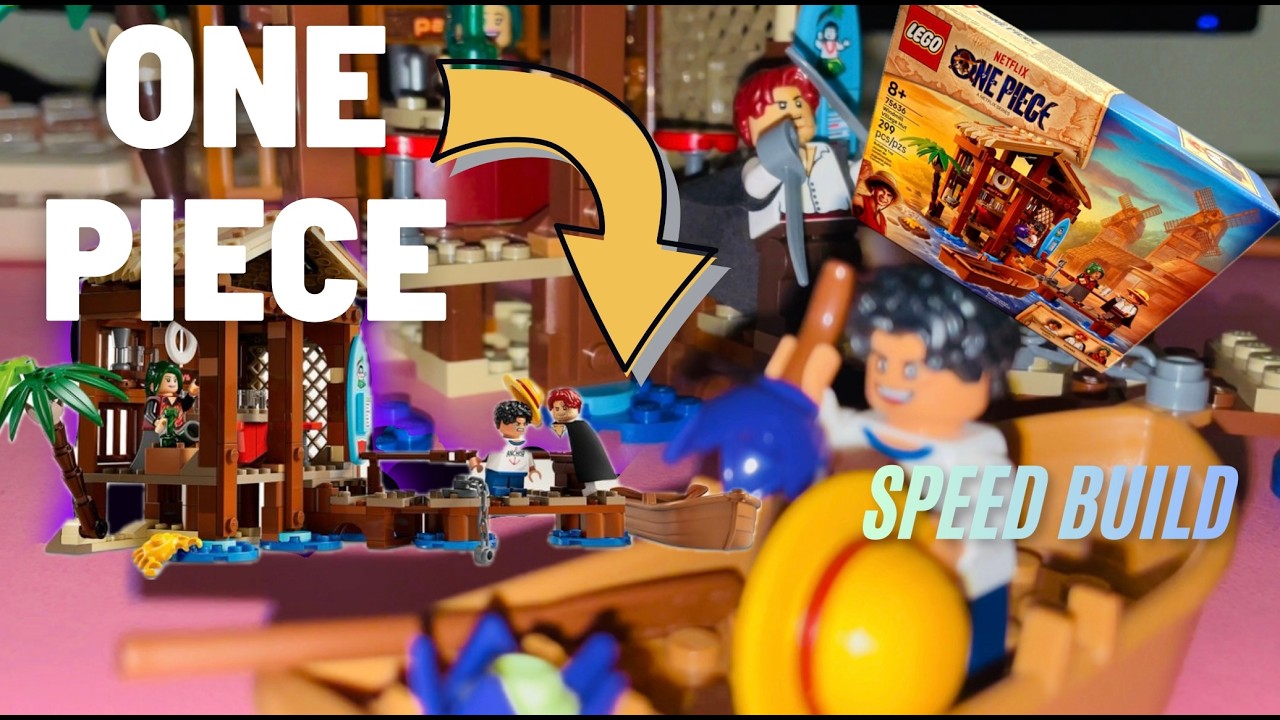 LEGO One Piece Windmill Village Hut - Speed Build