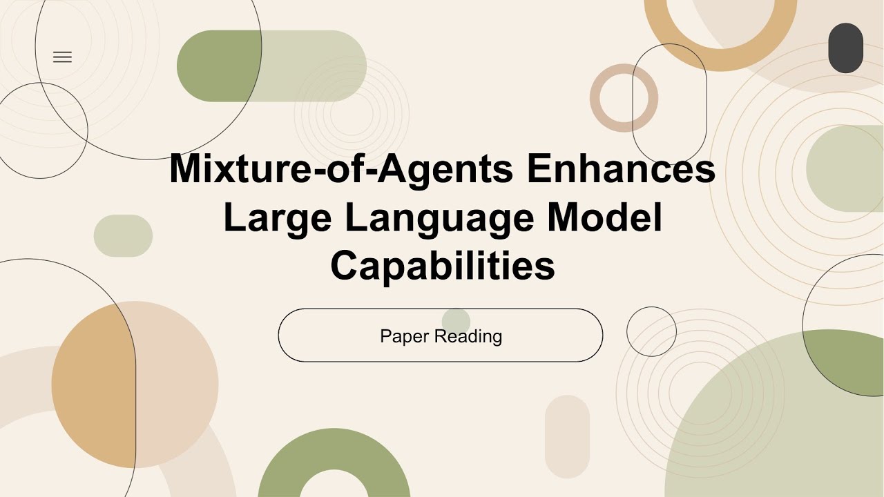 [2024 Best AI Paper] Mixture-of-Agents Enhances Large Language Model Capabilities