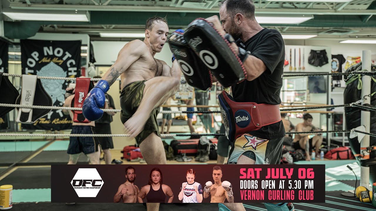 Jack Lawson from Top Notch Muay Thai Competes at OFC on July 6th - Training Camp