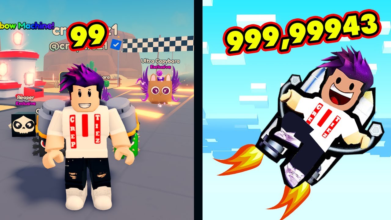 روبلوكس : من صاروخ بقوة 1 الى اقوة صاروخ بقوة 99999 في لعبة roblox !! 🚀
