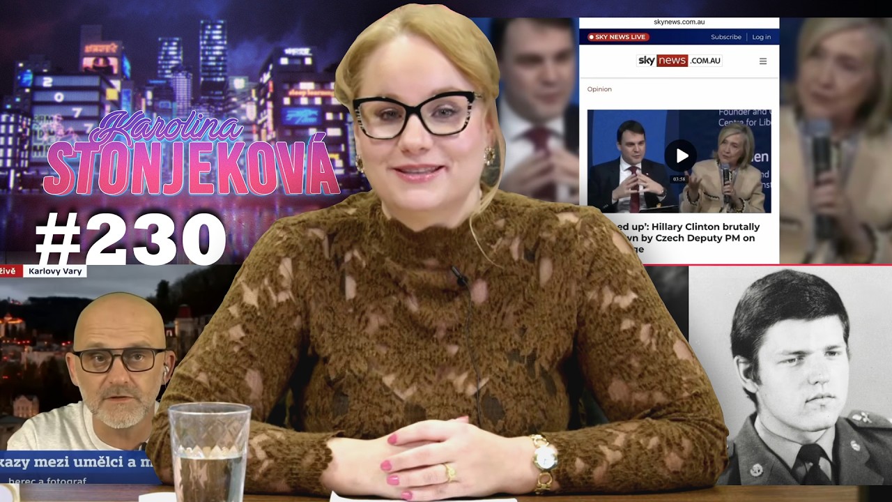 Macinka smáznul Hillary, ČT šíří dezinformace a prodělal Pavel lobotomii? | Karolina Stonjeková #230