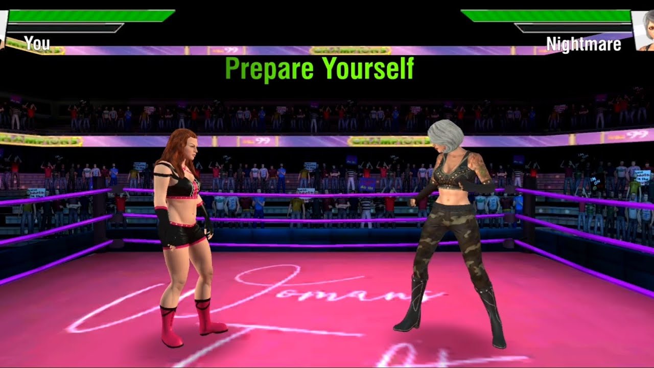 Bad Girls Wrestling Rumble = Jogo de Luta de Mulheres