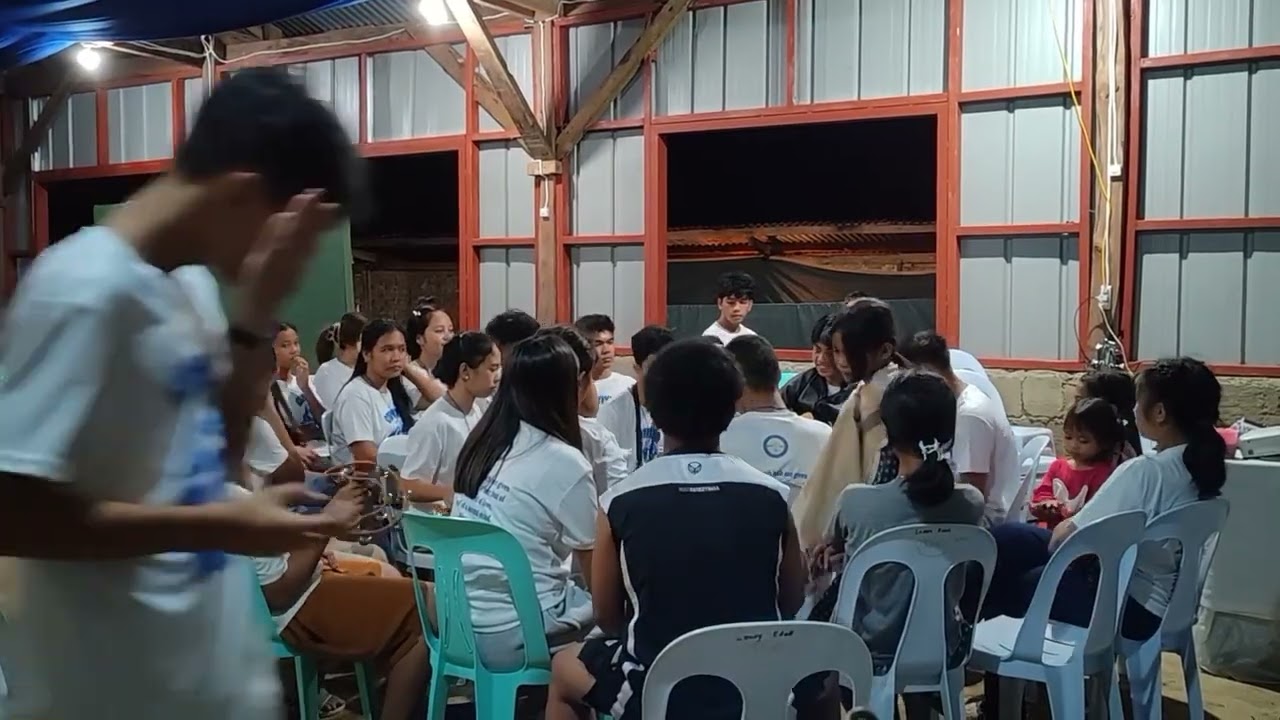 Youths jamming with worship songs even during power outage — 3rd One Visayas Youth Camp (cont.)