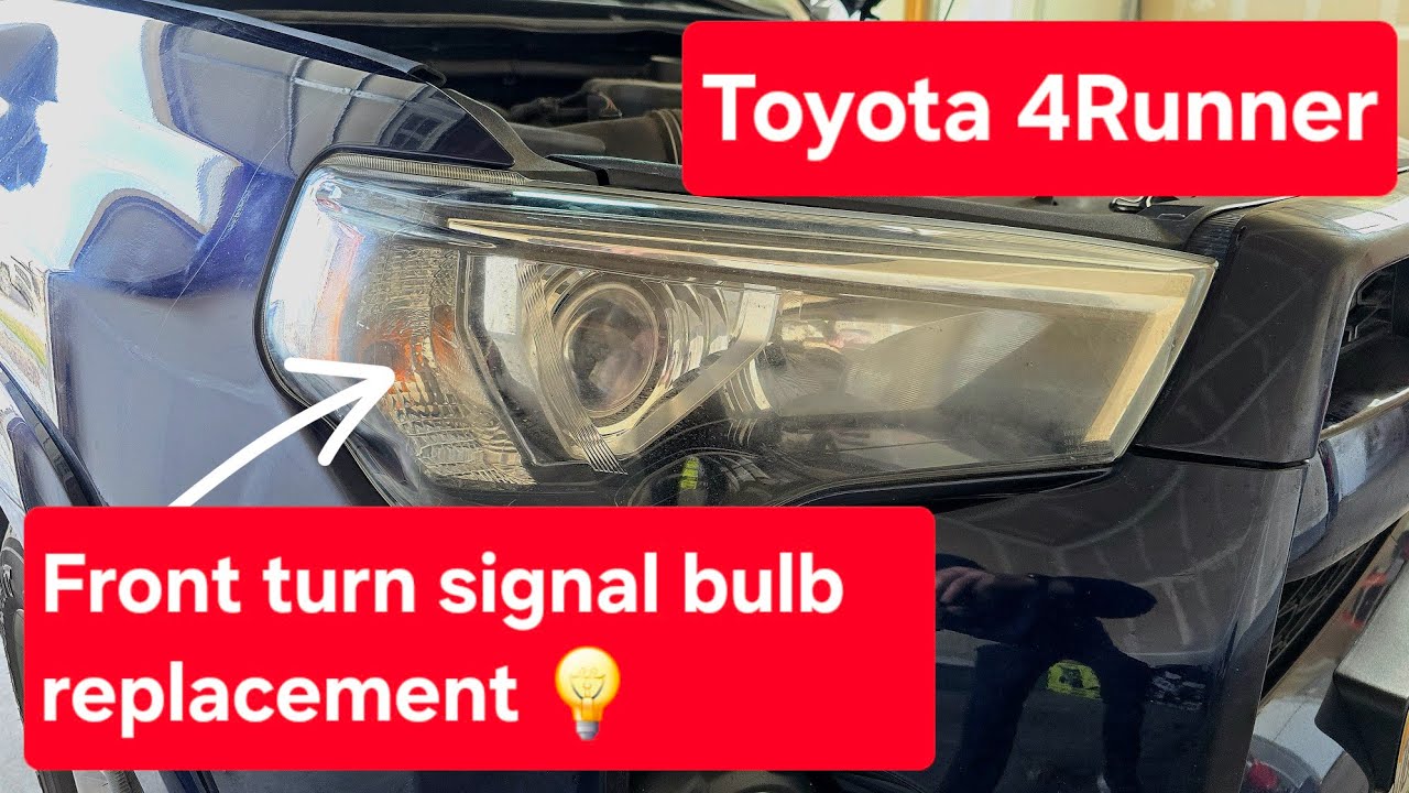 Как заменить передний указатель поворота на Toyota 4Runner 2016 года