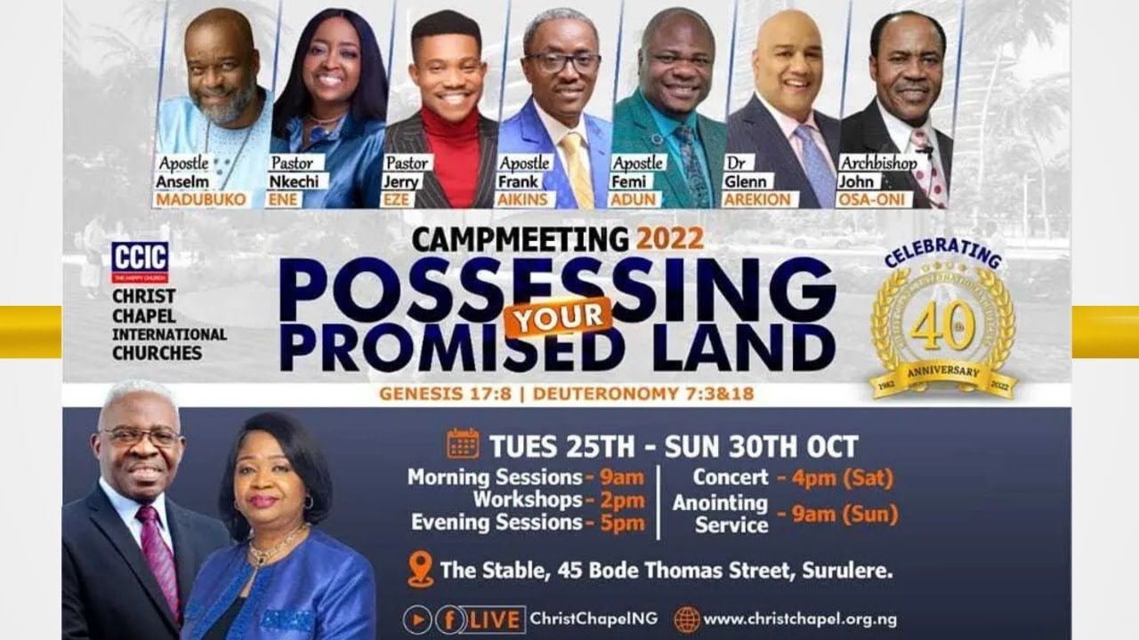 CCIC Campmeeting 2022, Day 3, Morning session - Thursday 27th October 2022