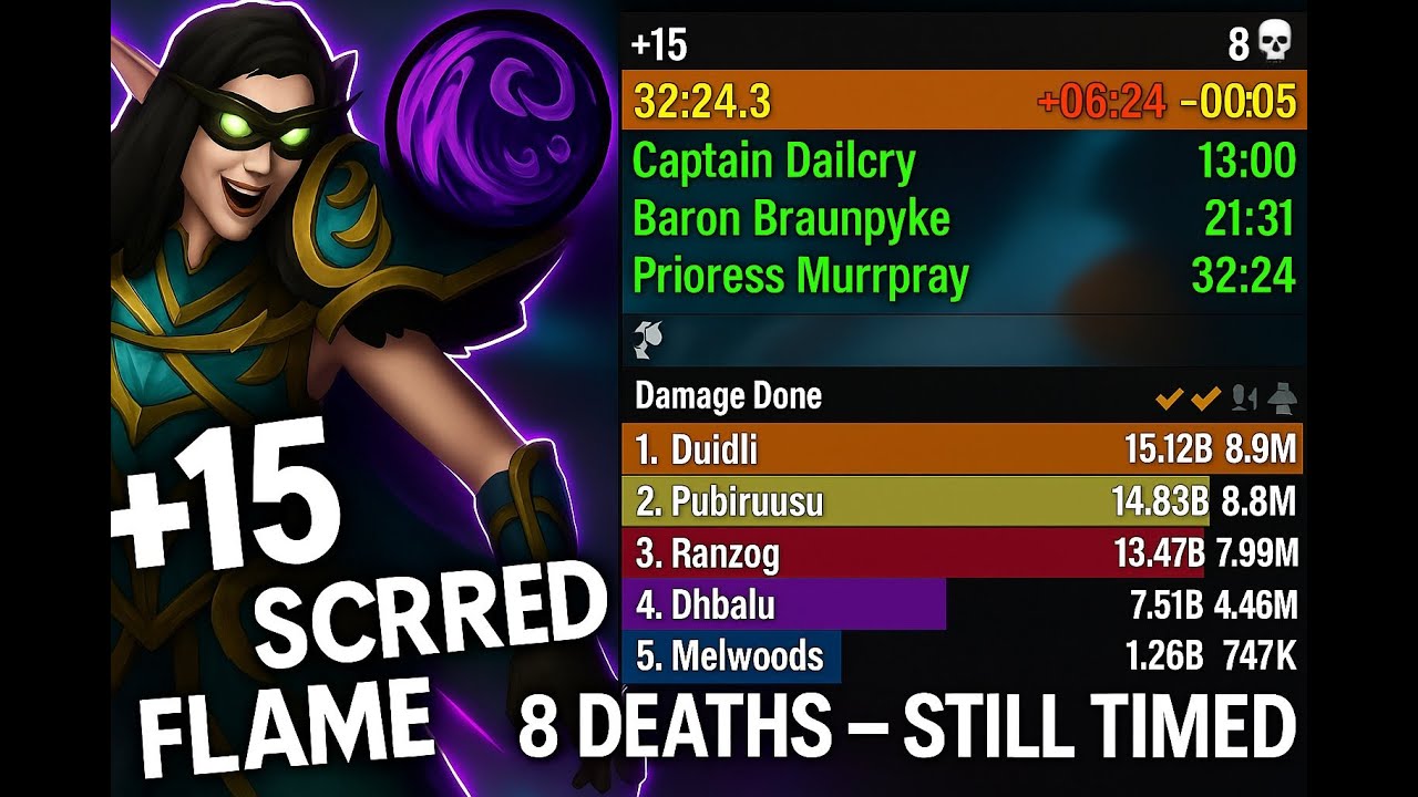 Priory of the Sacred Flame +15 | VDH Aldrachi | TWW SEASON 3 | Puglife