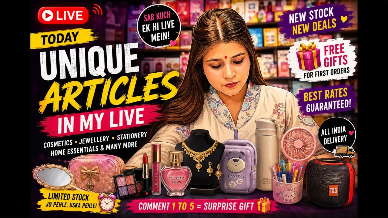 🔴 Aaj Ki LIVE Shopping Full Dhamaka Hone Wali Hai! #youtube #live #trending #newstock