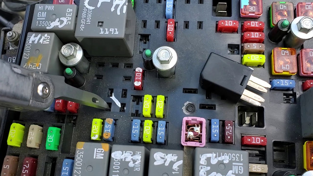 2012 Chevy Equinox AC Fuses