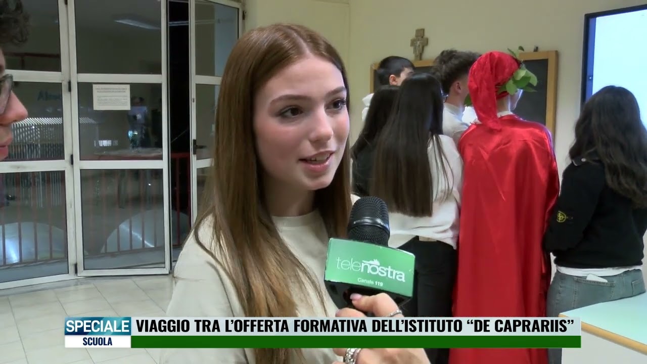 Il viaggio tra l’offerta formativa dell’Istituto “De Caprariis”
