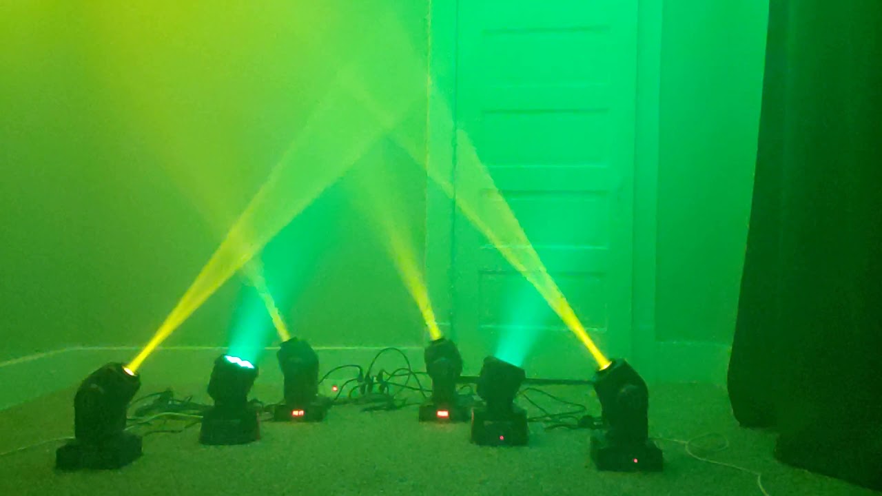 Cheap moving head lights - learning DMX - phase 1 pt1