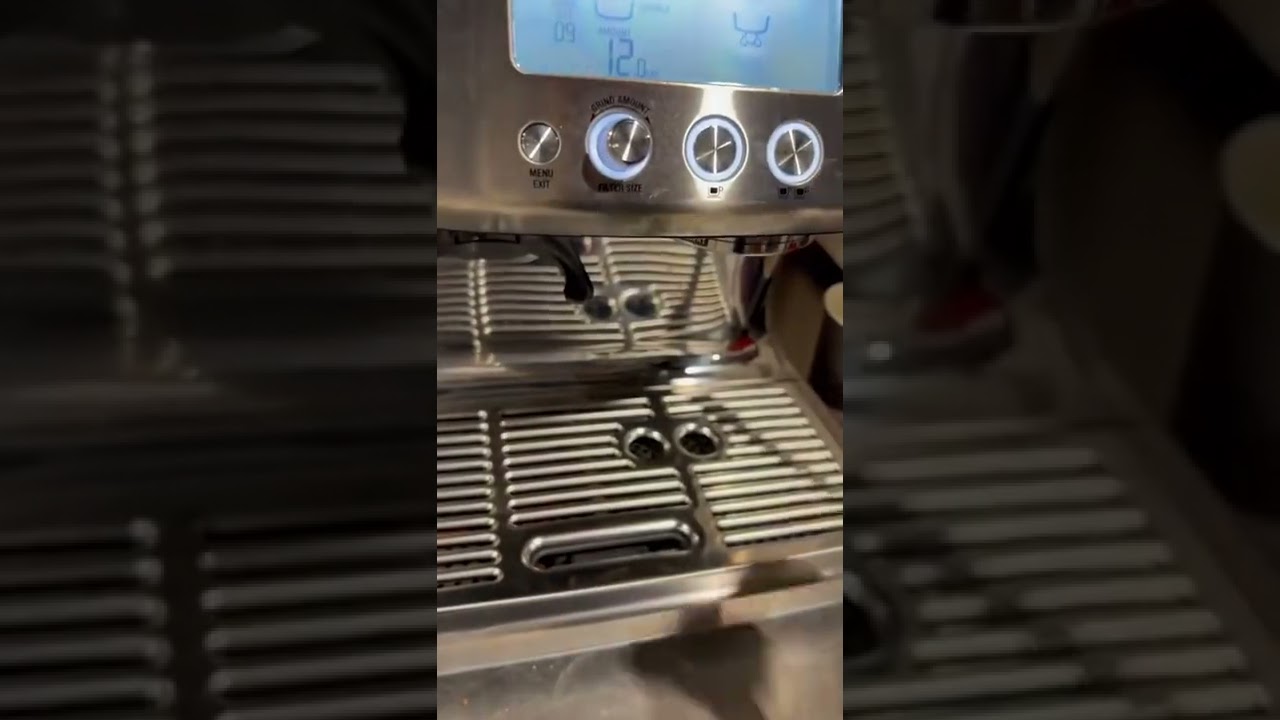 Using a Sage Barista Pro coffee machine
