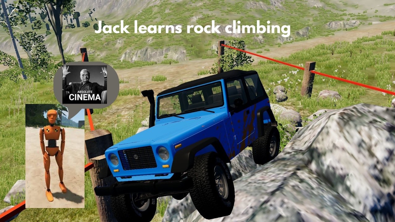 Jack learns rock climbing!