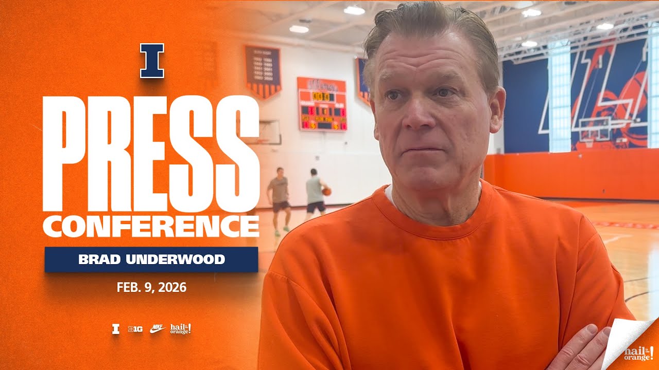 Illinois Men's Basketball | Brad Underwood Press Conference 2/9/26