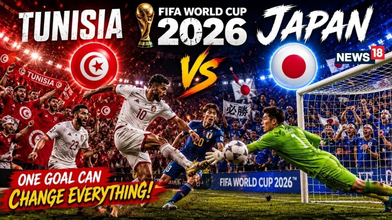 Tunisia vs Japan FIFA World Cup 2026 LIVE Streaming | Ayase Ueda Vs Ellyes Skhiri Face Off | N18G