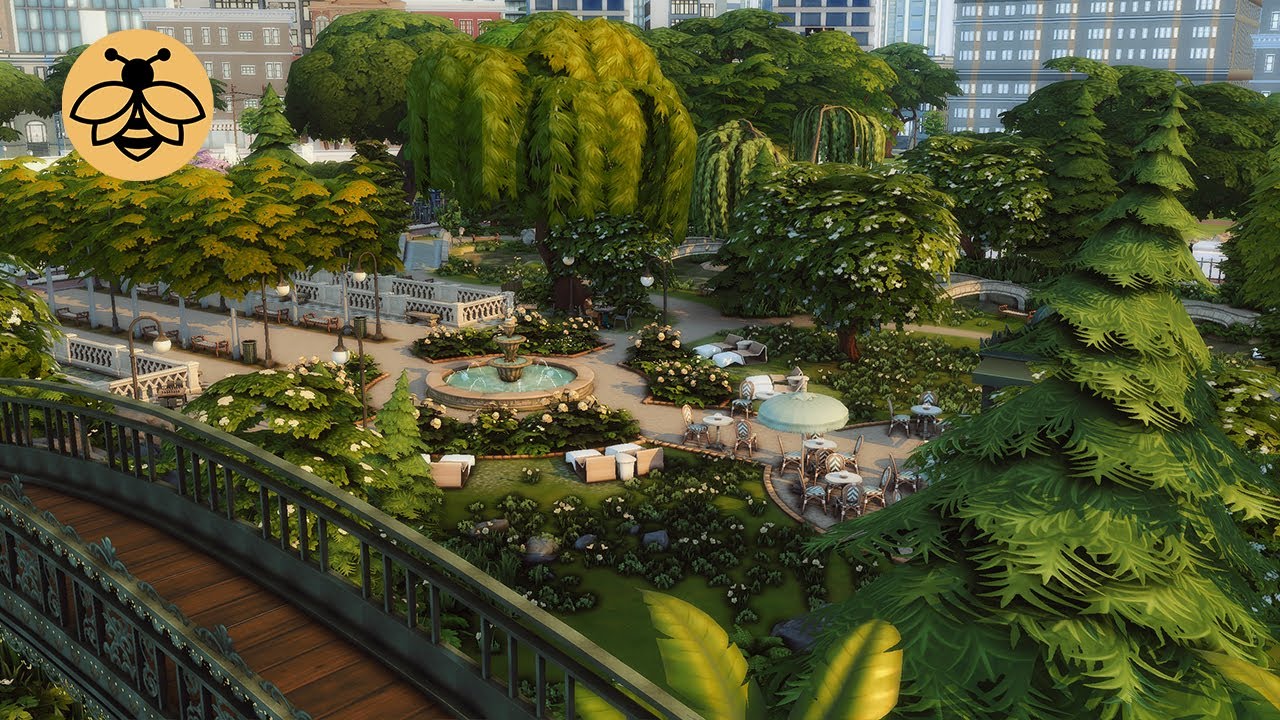 Parc de Belleville | The Sims 4 Speed Build