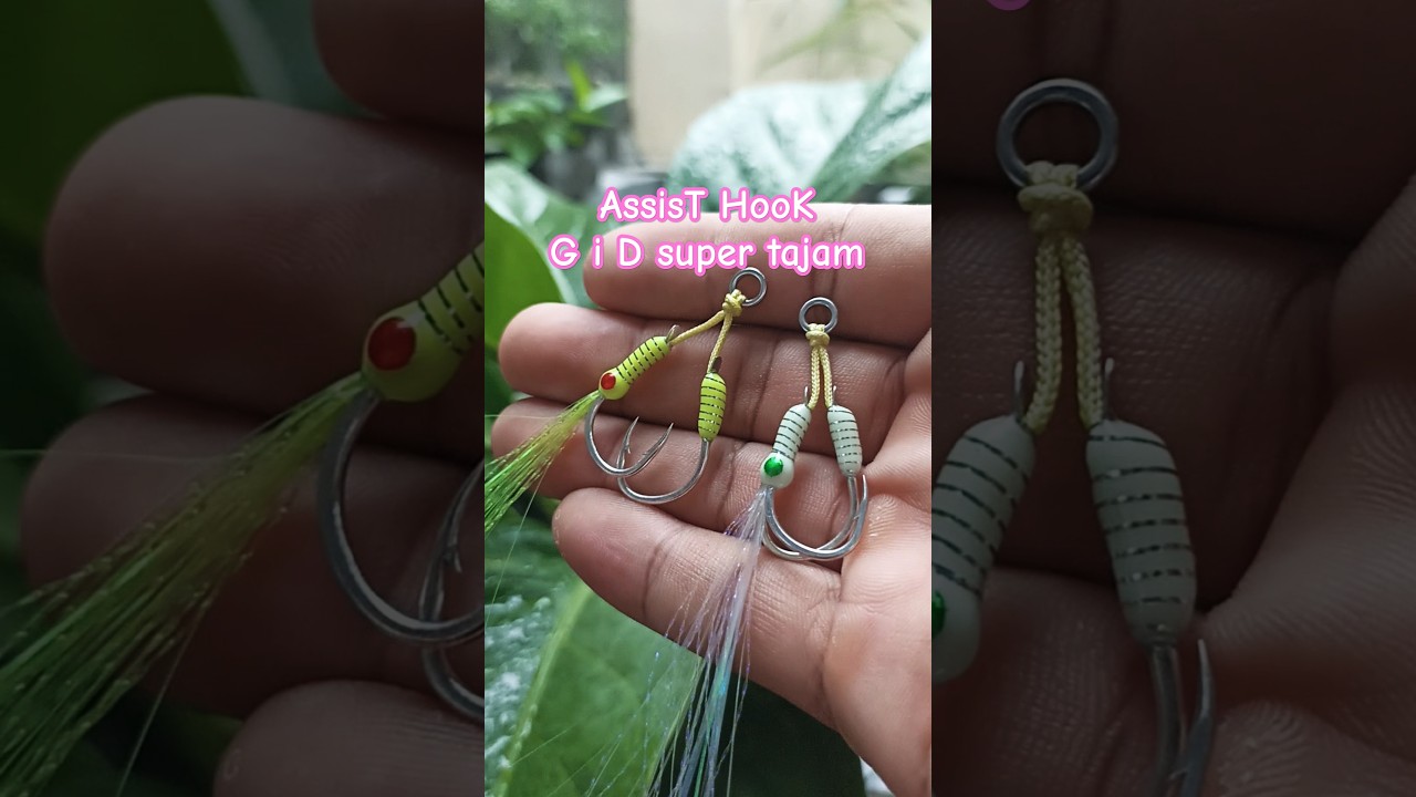 Assist Hook Full GiD Super Tajam dan Kuat | Link di Deskripsi