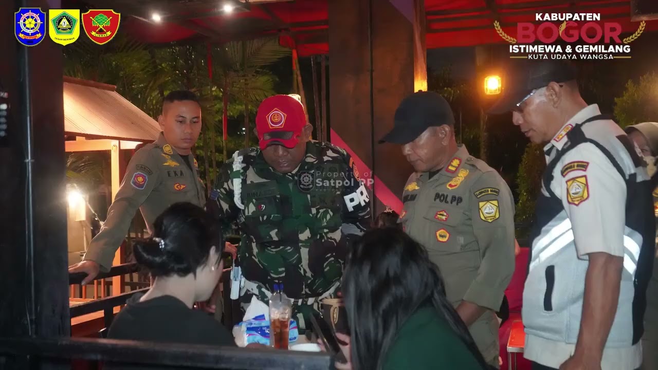 Menindaklanjuti aduan masyarakat, Satpol PP Kabupaten Bogor Melakukan Patroli THM 23 November 2025