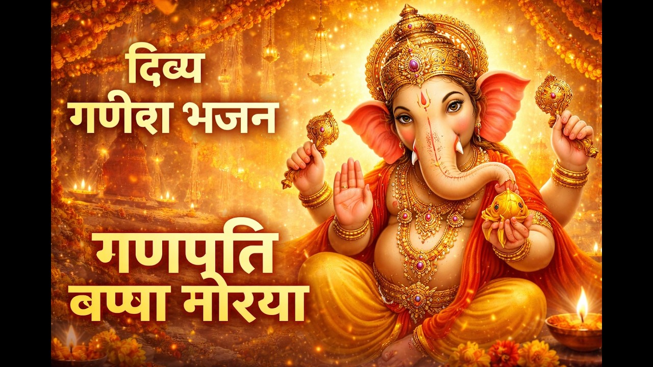 गणपति बप्पा मोरया | गणेश जी का शक्तिशाली भजन | सभी विघ्न दूर करने वाला भजन