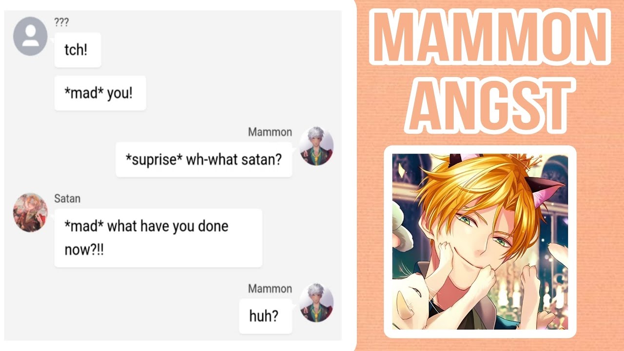 Obey me texts: Mammon Angst