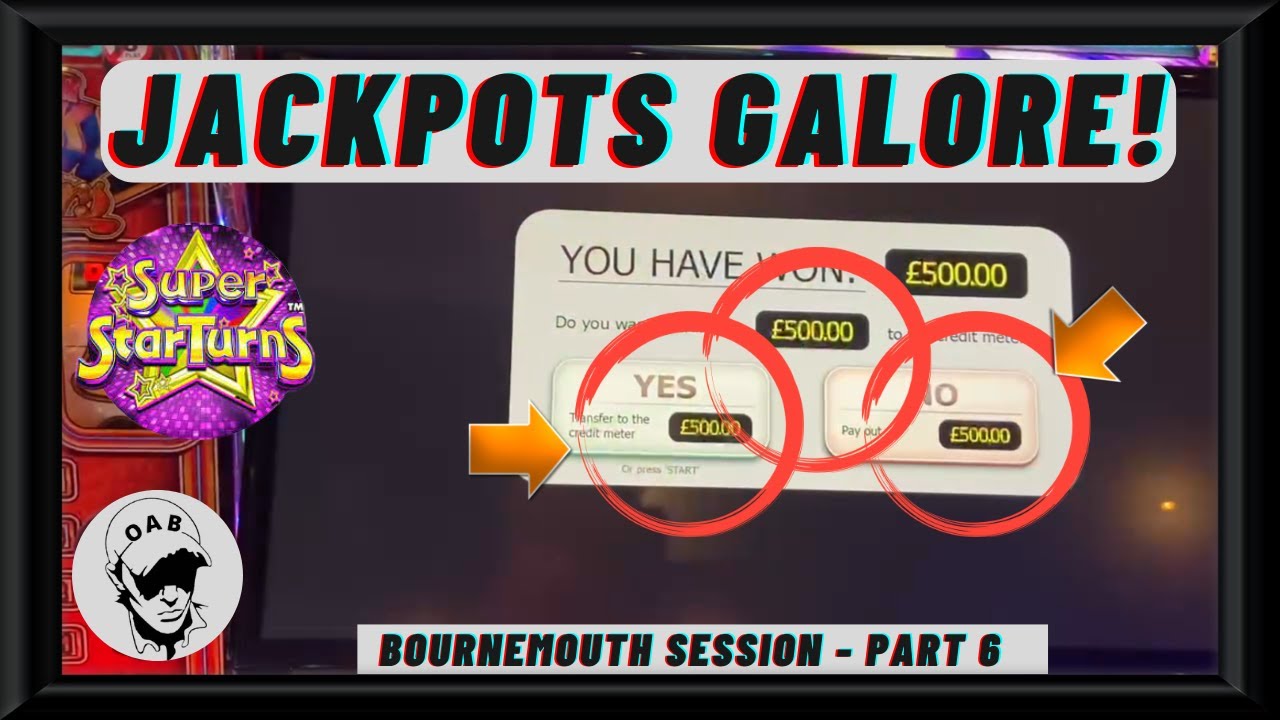 FOBT Bookie Slots With OAB - Jackpots On Super Star Turns Premium Play! Black Knight Community