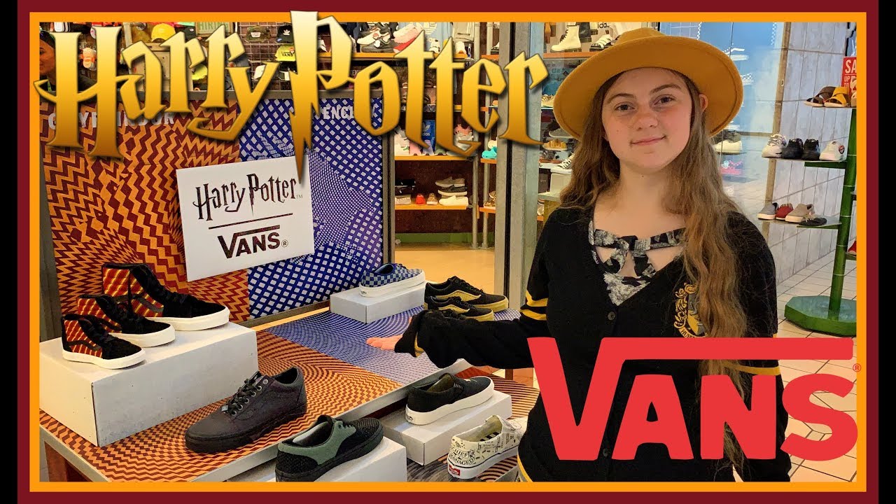 New Harry Potter Vans! Sneaker Collection! Shoe and clothing apparel line wear your House! Magical