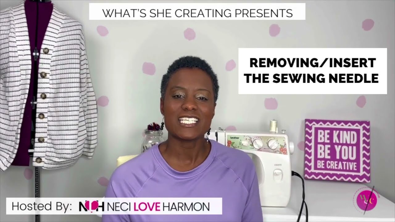 Removing & Inserting the Sewing Machine Needle in Brother LX2375
