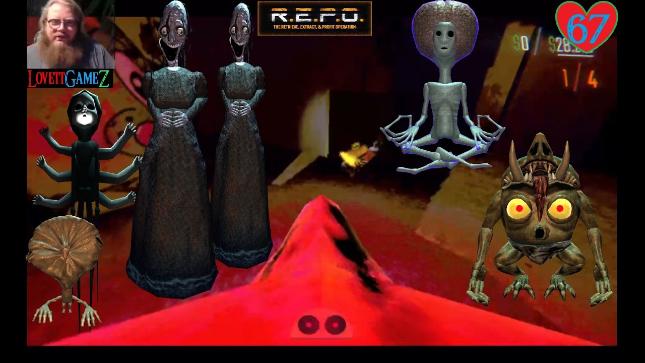 2 Looms & A Ghost? | The Most Haunted Museum Run (R.E.P.O.) #lovettgamez #repo