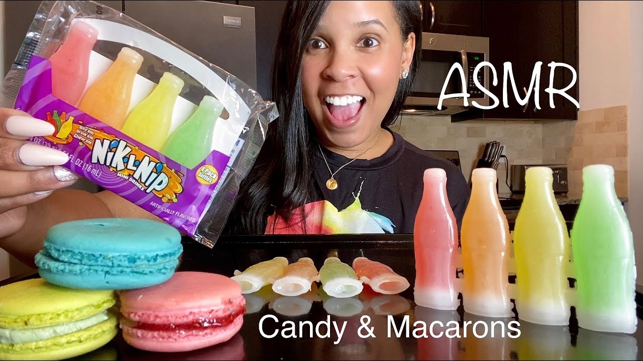 ASMR NIK-L-NIPS WAX BOTTLES CANDY DRINKS | NO TALKING MUKBANG 레고 닉클립 왁스병 캔디 스틱 먹방 ワックスボトルキャンディ