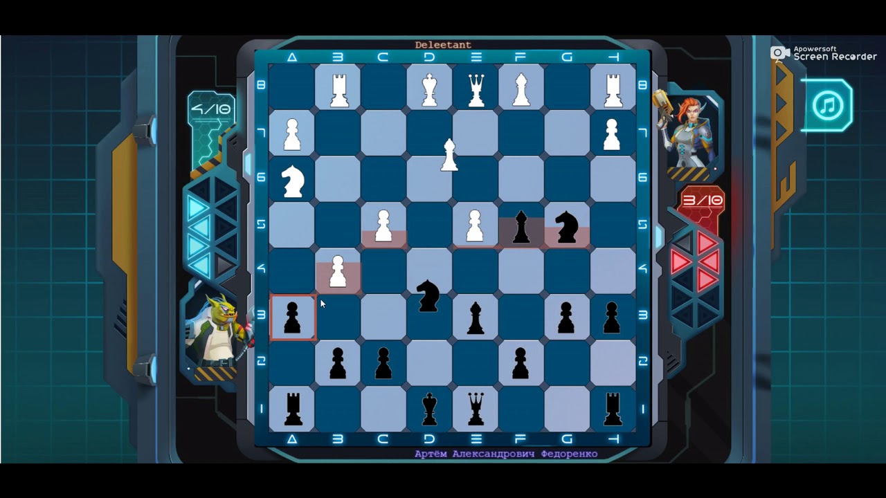 Click-Storm Action Chess #3 1 тур faa-Deeletant (без комментатора)